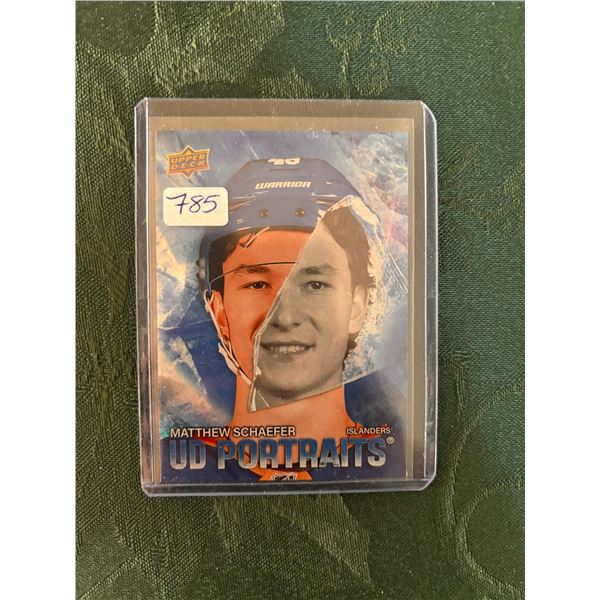 Matthew Schaefer - Rookie Portraits Card