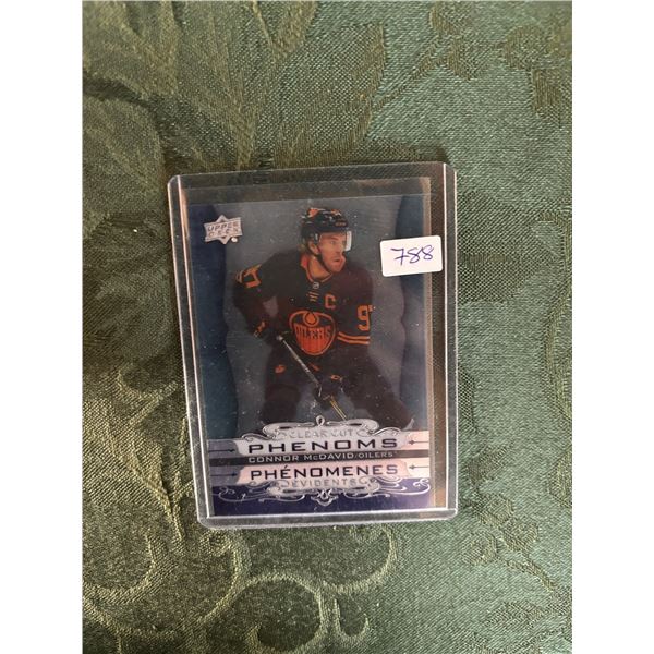 Connor McDavid - Clear Cut Phenoms Hockey Card