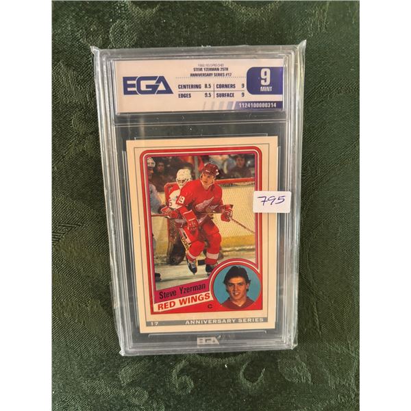 1992-93 Steve Yzerman - OPC Anniversary Series - Graded Mint