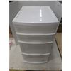 Image 1 : Plastic drawer set, 4 drawers, 16x13x25"