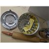 Image 5 : Kitchenware, pudding steamer, rolling pins, cookie cutters, scale