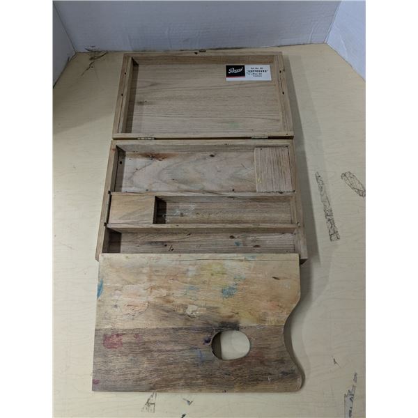Vintage Reeves painters box, with palette