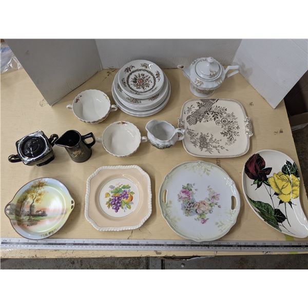 Mixed Chinaware dishes