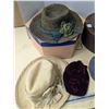 Image 3 : Hat lot, Vintage mens and womens hats, with hat boxes