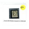 Image 1 : Canada Stamp Scott #38 Mint Unused CV $925.00