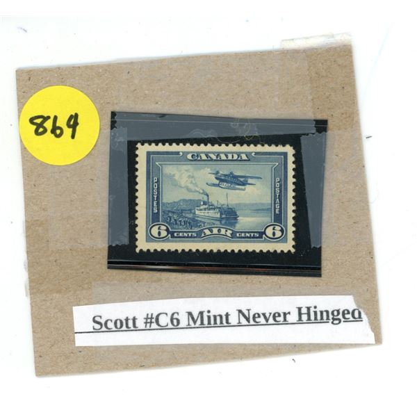Canada Stamp - Scott #C6 Mint Never Hinged