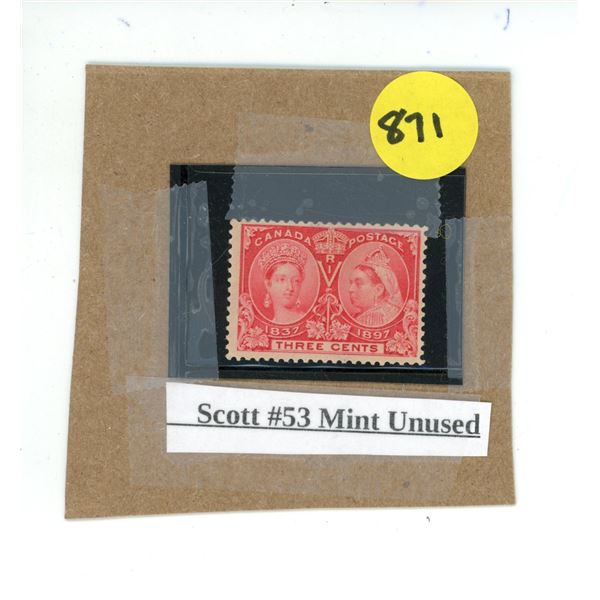 Canada Stamp - Scott #53 Mint Unused