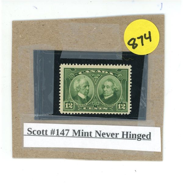 Canada Stamp - Scott #147 Mint Never Hinged