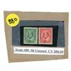 Image 1 : (2) Canada Stamps - Scott #89 & #90 Unused CV $80.00