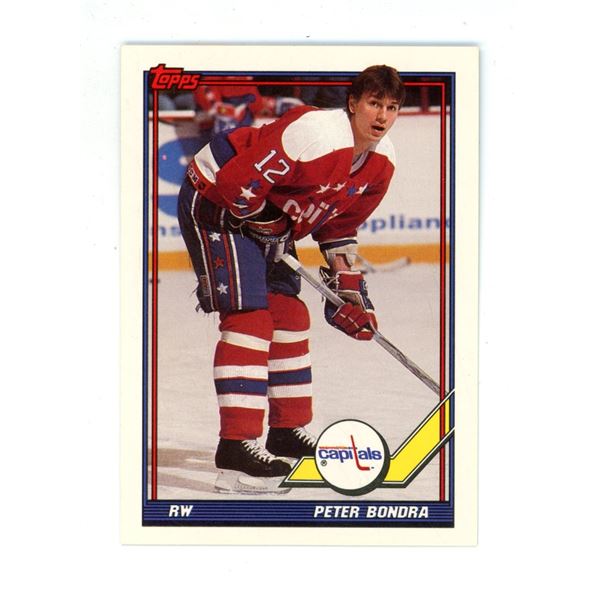 1990/91 NHL Topps #362 Peter Bondra Hockey Card