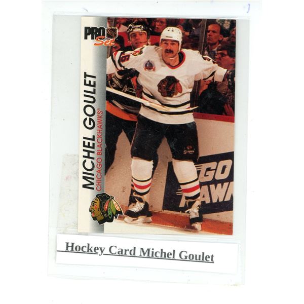 1992 NHL Pro Set #32 Michel Goulet Hockey Card
