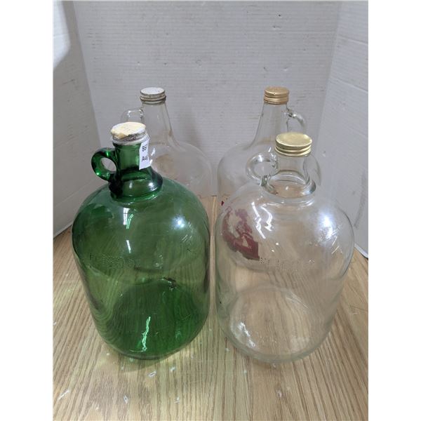 4- 1 gallon jugs