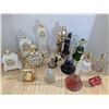 Image 1 : Vintage avon perfume bottles, bells, clocks, and phones