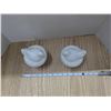 Image 3 : 2 vintage avion nesting hen dishes