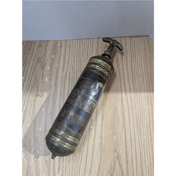 Vintage hand fire extinguisher