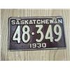 Image 2 : 1930 Sask license plates, matching pair