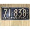 Image 2 : 1931 Sask license plates, matching pair