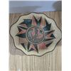 Image 3 : Painted brass wash basin with jug