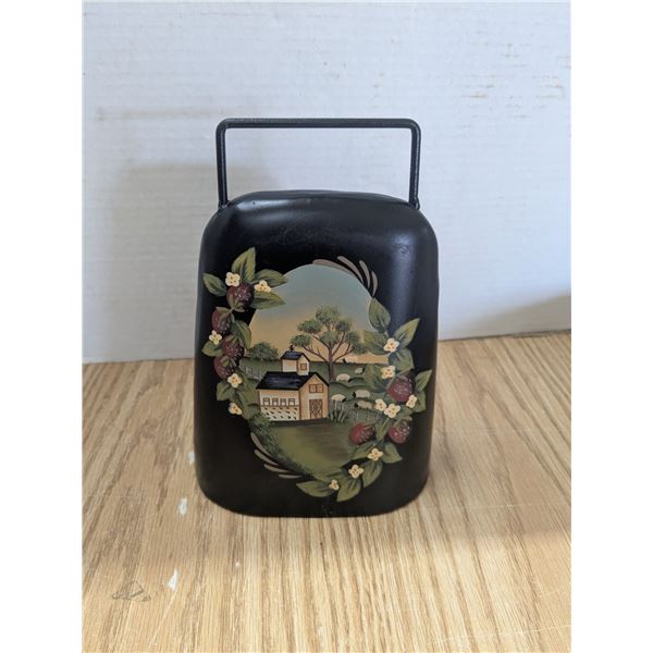 Painted steel cowbell