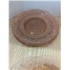 Image 4 : Vintage pink depression glass plates