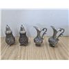 Image 1 : Metal creamers and salt and pepper shaker set