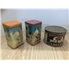 Image 1 : Vintage tins, red rose and lipton tea