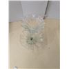 Image 2 : Antique glass epergne, flower vase with bowl/stand
