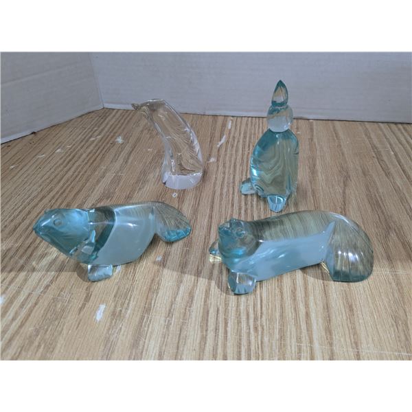 Antique glass epergne, flower vase with bowl/stand