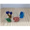 Image 1 : 5 small glass sculptures, birds