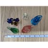 Image 2 : 5 small glass sculptures, birds