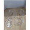 Image 1 : 4 clear glass serving dishes