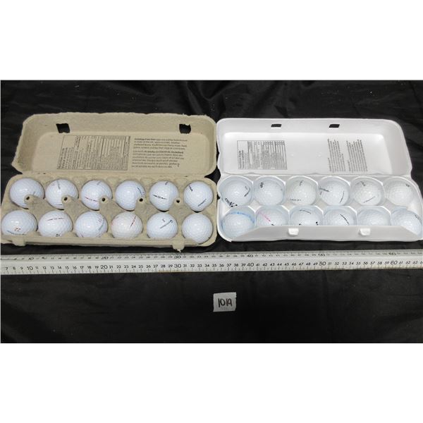 Dozen Taylor Made and Dozen TM Burner LDP Golf Balls