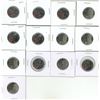 Image 1 : Canadian 25-cent commemorative quarters issued by the Royal Canadian Mint between 2012 and 2013 to m
