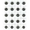 Image 1 : Canadian Millennium 25-cent (quarter) commemorative coins issued between 1999 and 2000, by the Royal