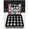 Image 1 : Complete set is the 2011–2015 Canadian $20 for $20 and $25 for $25 Fine Silver 20-Coin Coll
