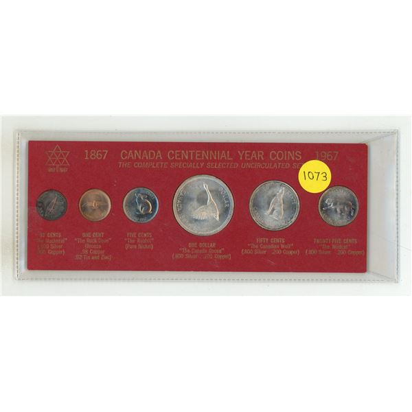1967 Canada Silver Coin Set.