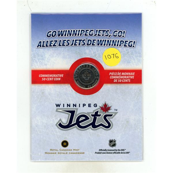 2011–2012 Winnipeg Jets 50-cent commemorative coin package issued by the Royal Canadian Min