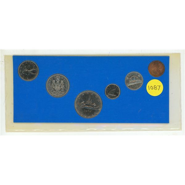 1975 Canadian uncirculated coin set.