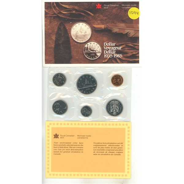 1985 Proof Like Uncirculated Coin Set.