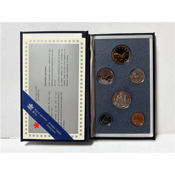 1991 Proof Like Uncirculated Coin Set.