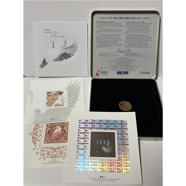 1999-2000 Canada Post Official Millennium Keepsake.