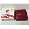 Image 8 : 2015 $50 Fine Silver Coloured Rectangular Coin – 50th Anniversary of the Canadian Flag issu