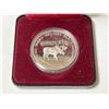 Image 2 : 1985 Canada National Parks Centennial Silver Dollar, issued by the Royal Canadian Mint. It celebrate