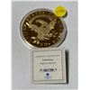 Image 1 : Replica gold-layered or commemorative token from the American Mint "Gold Dream Replica Collection.