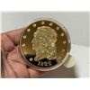 Image 4 : Replica gold-layered or commemorative token from the American Mint "Gold Dream Replica Collection.