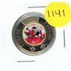 Image 1 : 2022 Canadian $2 "Toonie" coin that features a colourized design celebrating the 50th Anniversary of