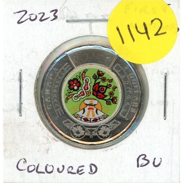 2023 $2 National Indigenous Peoples Day Colourized Special Coin.