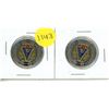 Image 1 : (2) 2020 Canada Two Dollar - 75th anniversary of the end of the Second World War - Coloured.