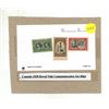 Image 1 : 1939 Royal Visit Commemorative Set features three mint stamps.