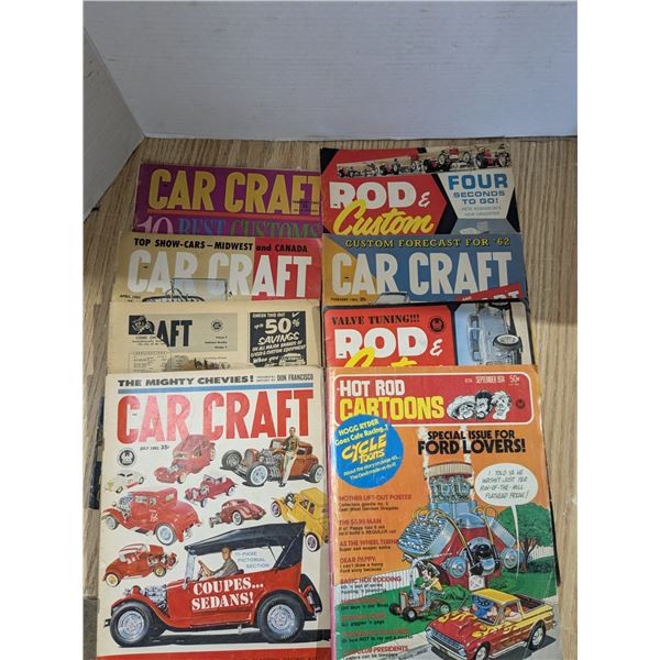 Vintage car magazines